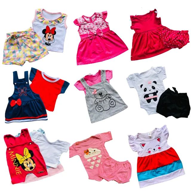 Baby Girl Clothing Set – 12 Pieces, for Ages 0–5 Months