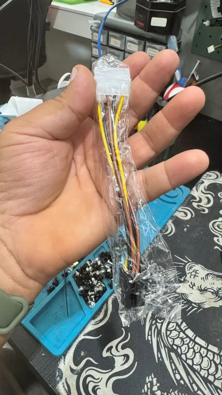 Adaptador Molex para 6 pinos placa de vídeo 