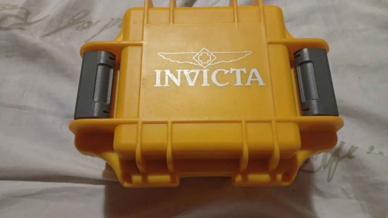 Relógio Invicta Venom Masculino Dourado - Foto 4