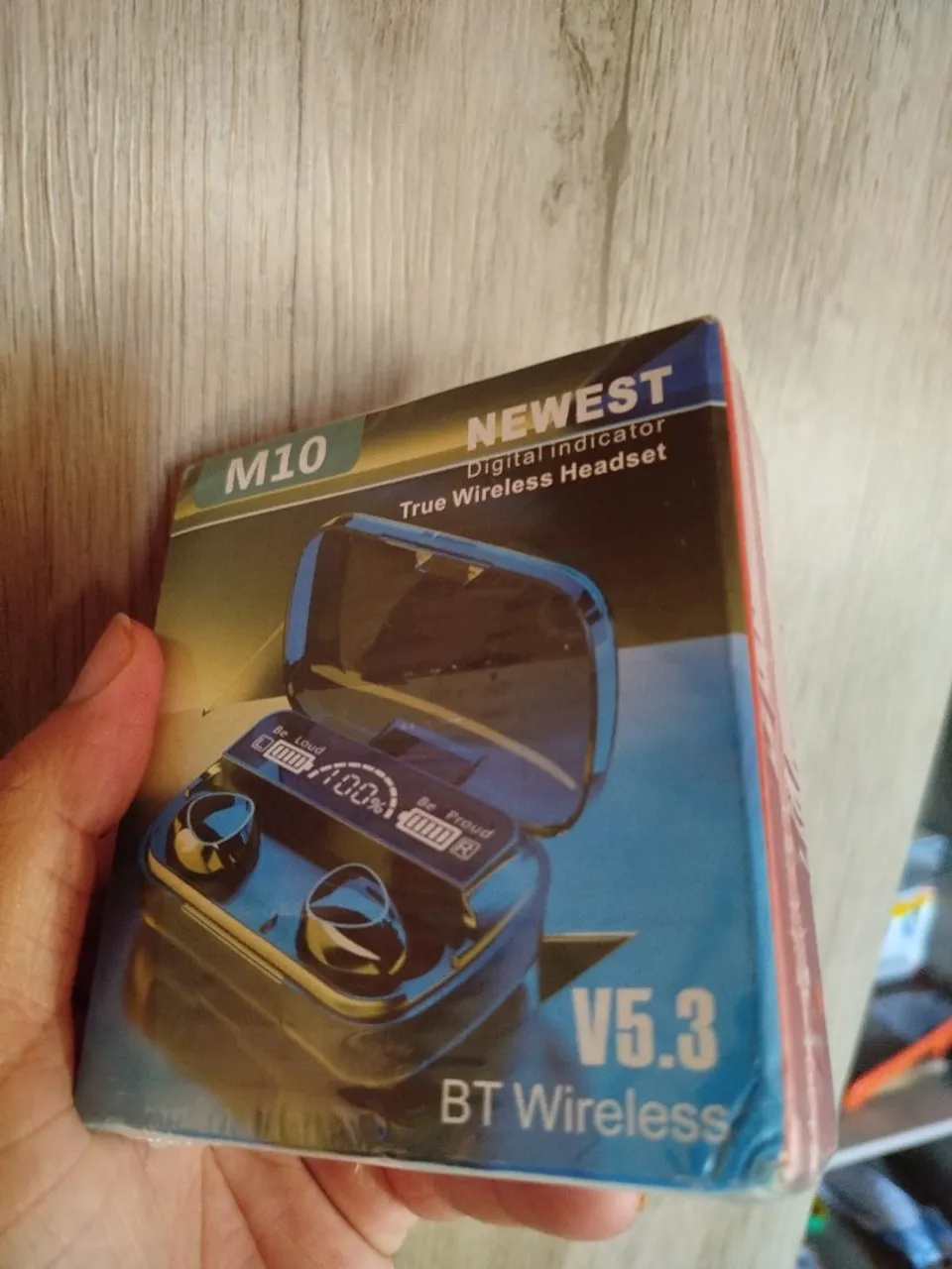 Fone de ouvido Bluetooth M10 - Novo!