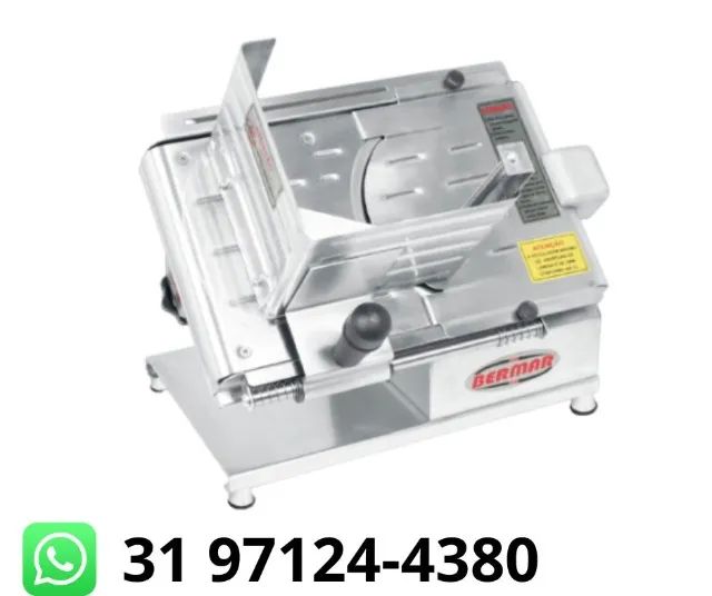 Fatiador de Frios Inox Semi Automático 22CM Bermar