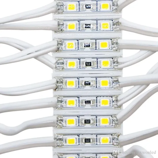 Kit 60 Mini Módulos Led 5050 2-Leds Branco Frio