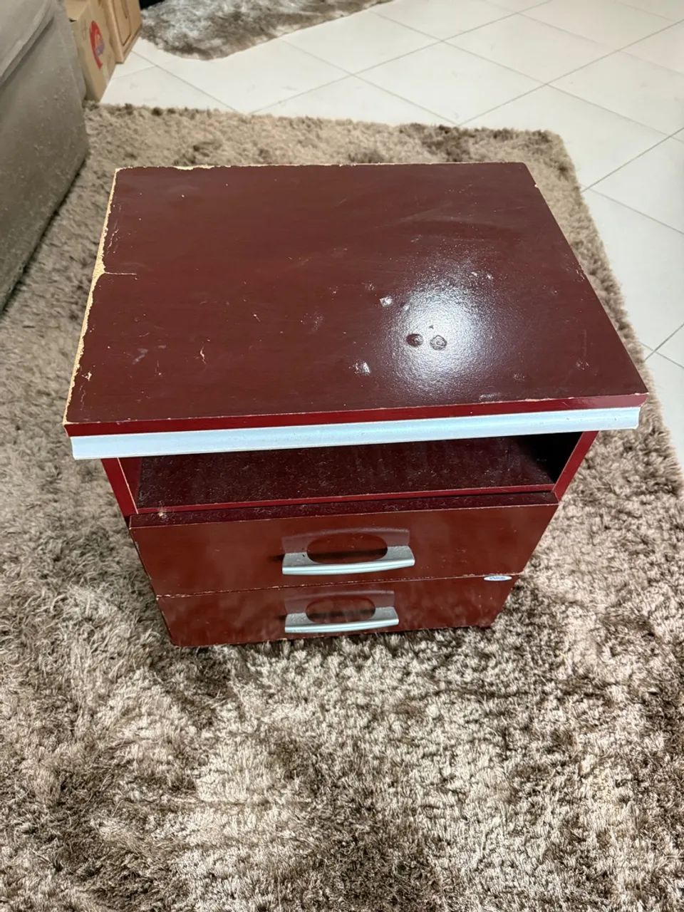 Mesa de cabeceira usada - Foto 3
