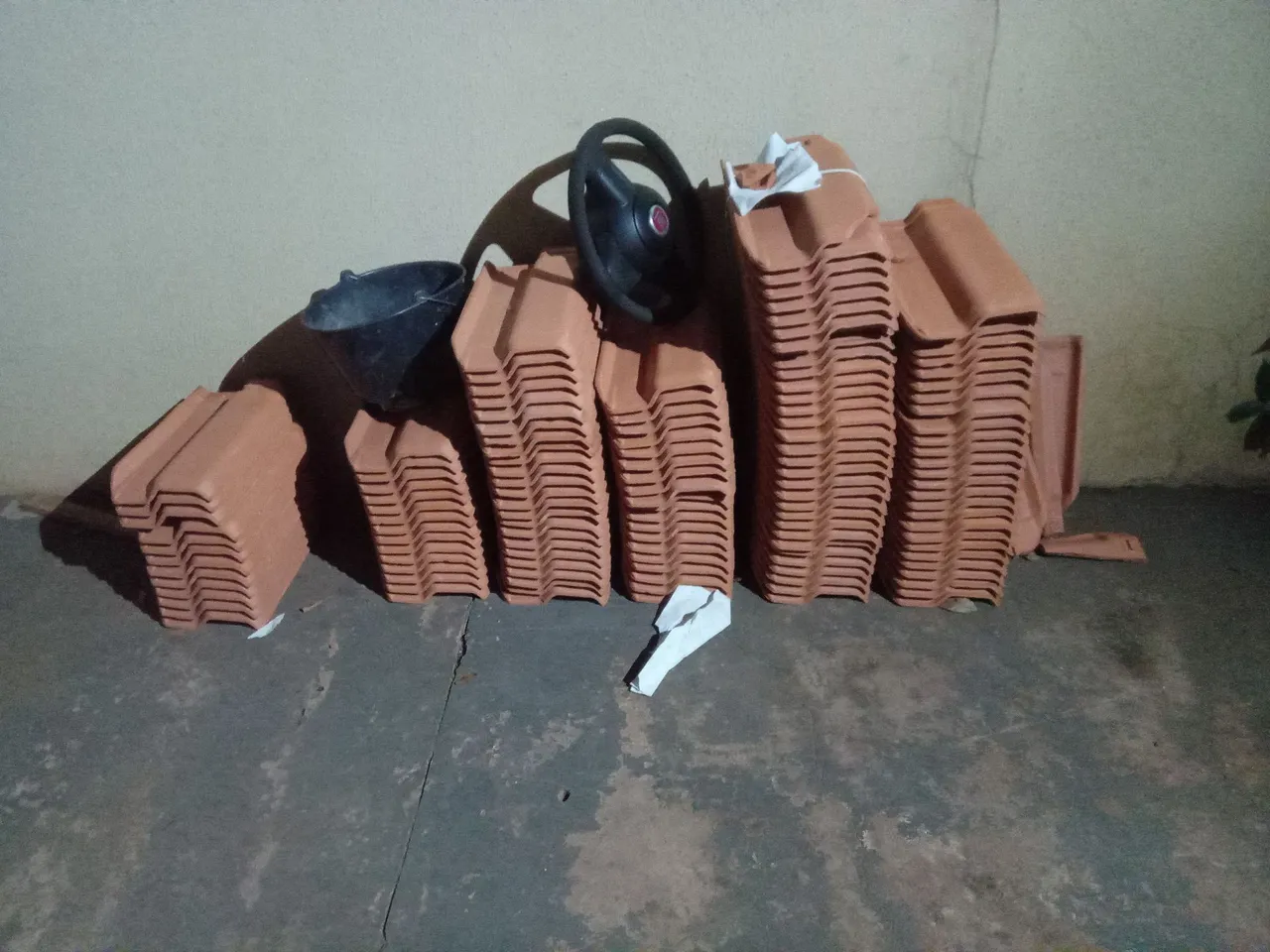 Telhas de cerâmica para construção