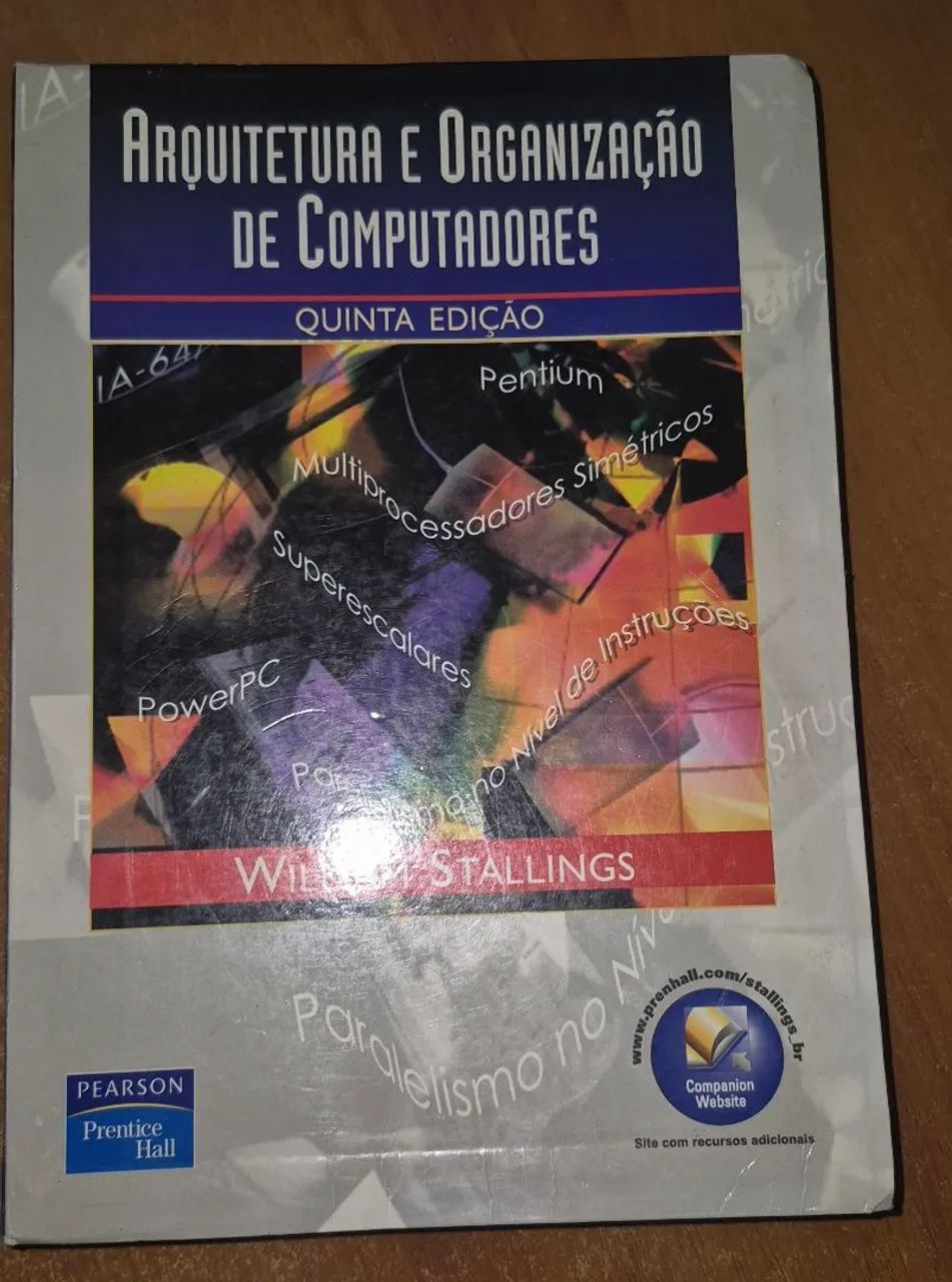 Livro - Arquitetura e organização de computadores 