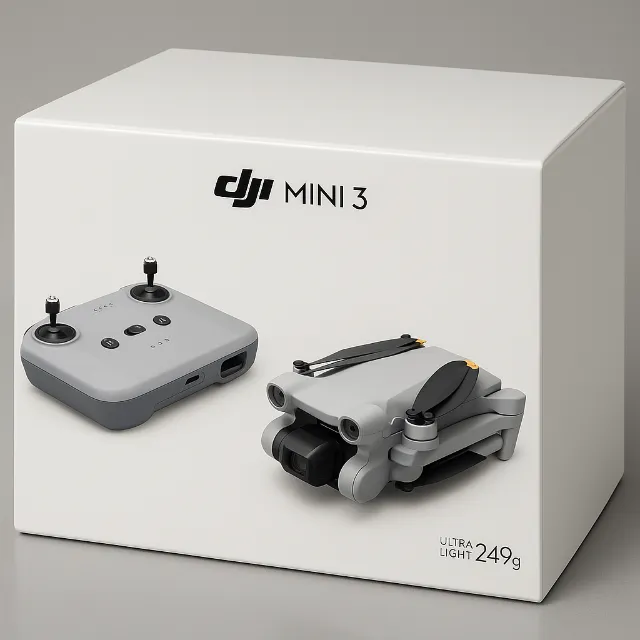 Drone DJI Mini 3 Novo - Lacrado - com Bolsa Bag
