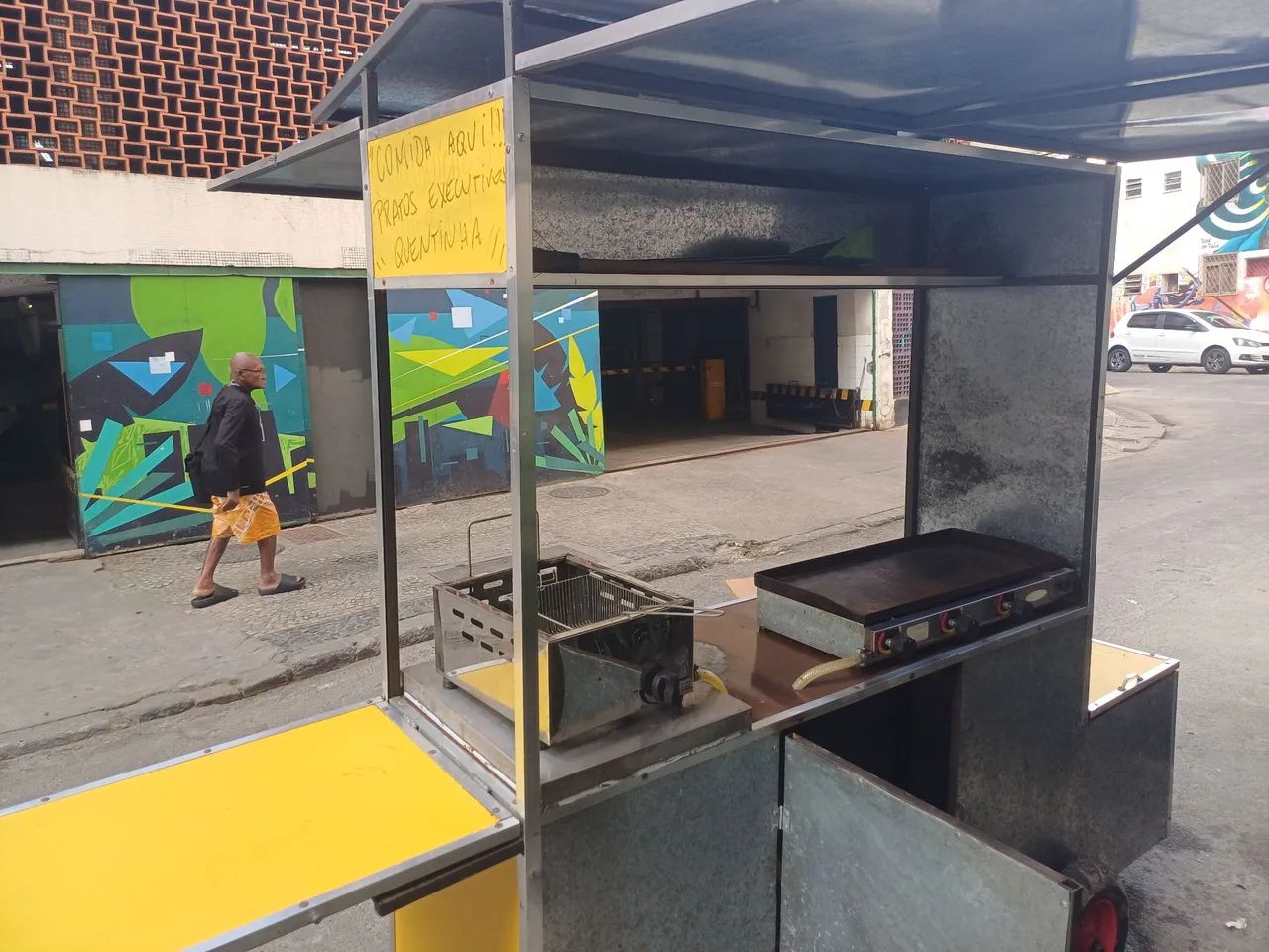 CARRINHO PARA LANCHES E/OU REFEIÇÕES - SEMI-NOVO EM EXCELENTE ESTADO! É COMPRAR E USAR!!! - Foto 5