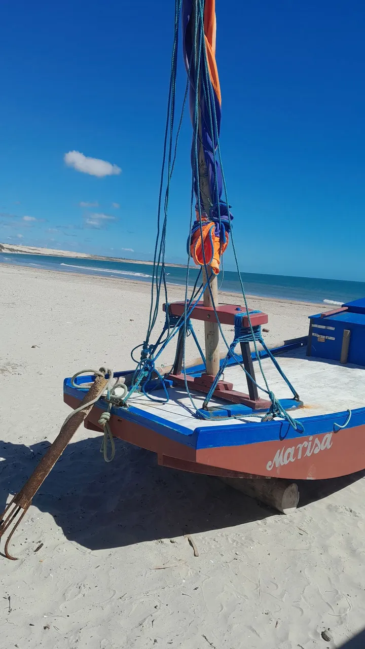Jangada em Ponta do Mel RN