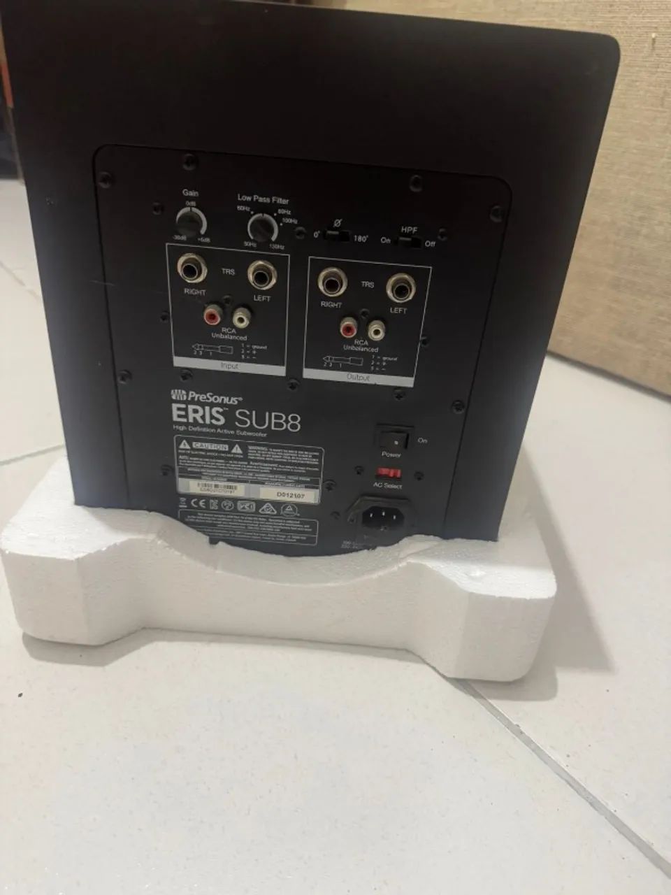 Sub Presonus Eris 8 - Usado apenas em Studio, grave poderoso - Foto 2