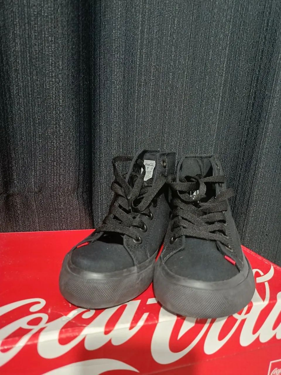 Tenis Coca-Cola Preto 35