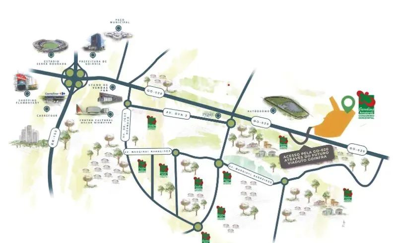 Lote no Condomínio Jardins Amsterdã - Goiânia - Foto 2