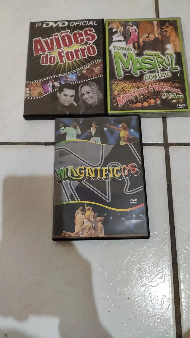 DVDs de Forró - Aviões, Mastruz e Magníficos