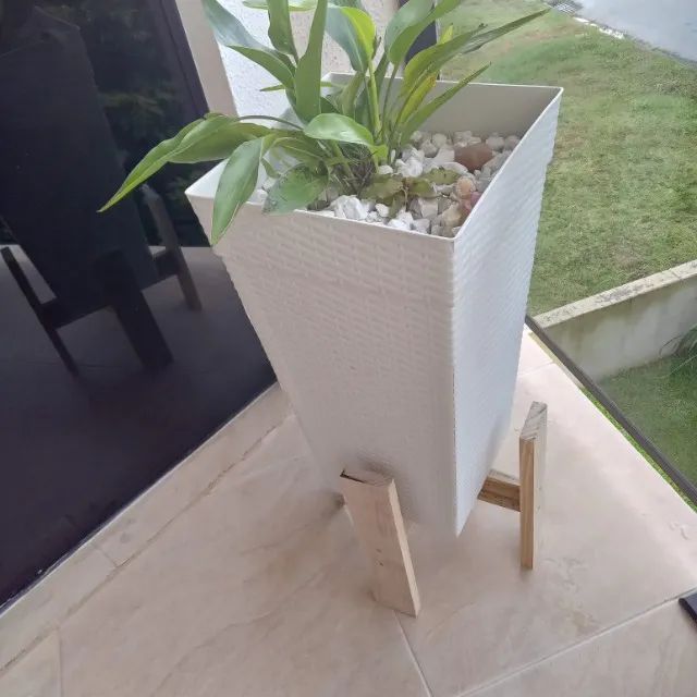 Porta Vaso Madeira  para Vaso Suculentas sku50 - Foto 5