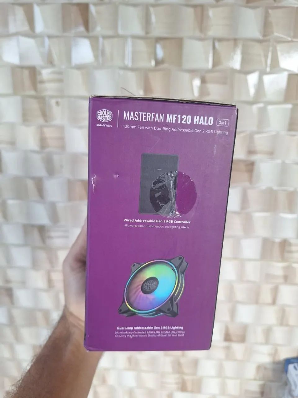 Cooler kit de 5 fans Master MF120 HALO - Foto 5