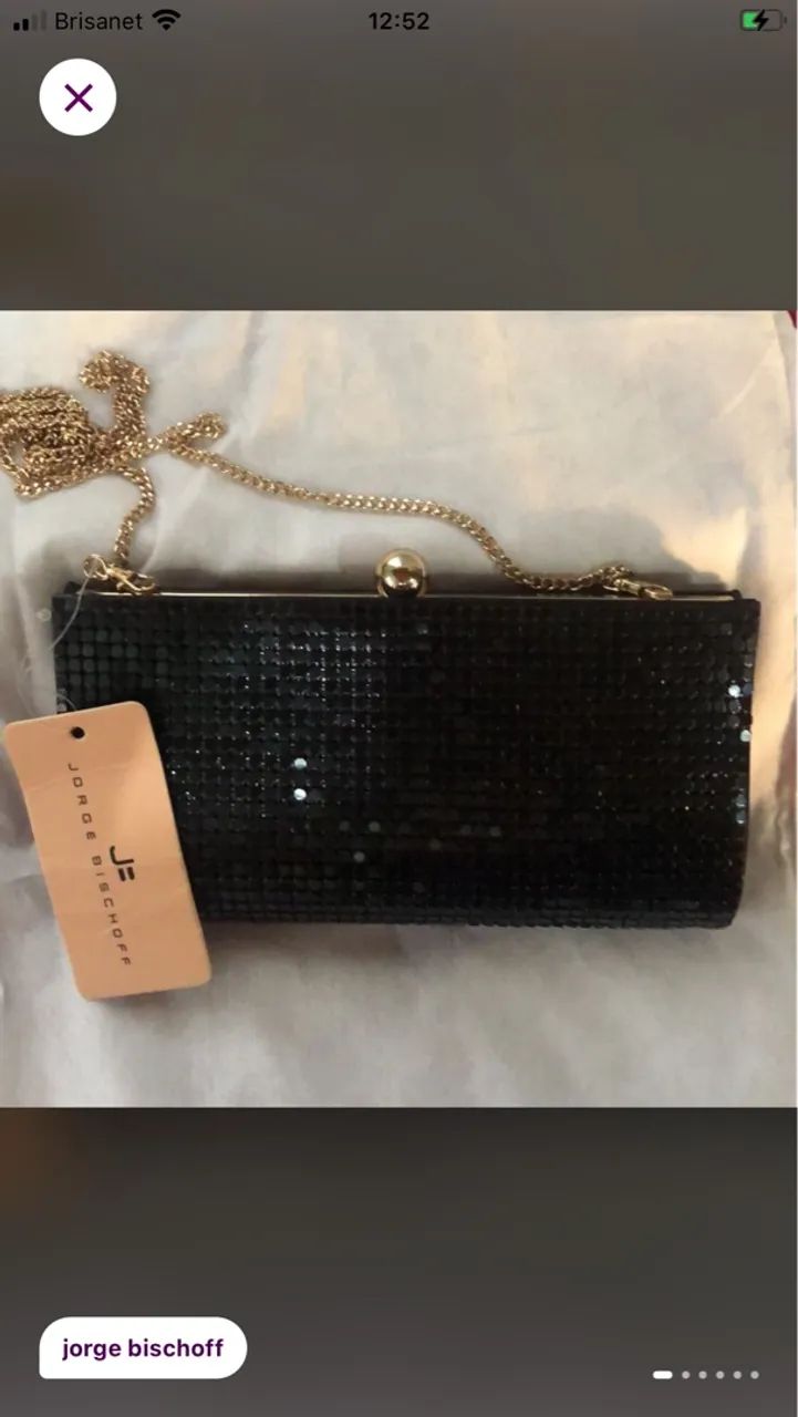 Bolsa de Mão Jorge Bischoff - Elegância e Brilho