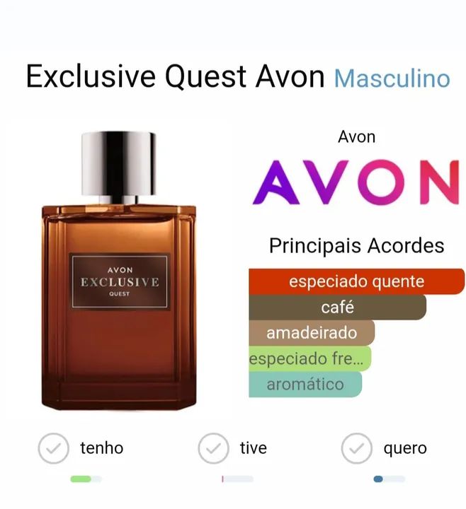 Perfume Exclusive Quest Avon - Foto 4