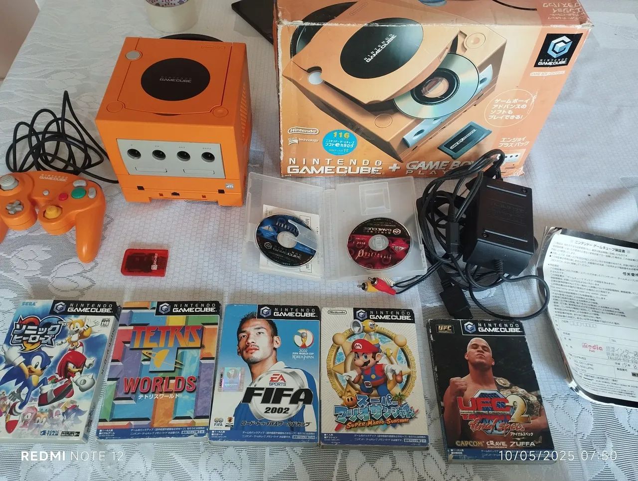 Nintendo GameCube com game player Laranja com jogos e acessórios raríssimo  - Foto 4