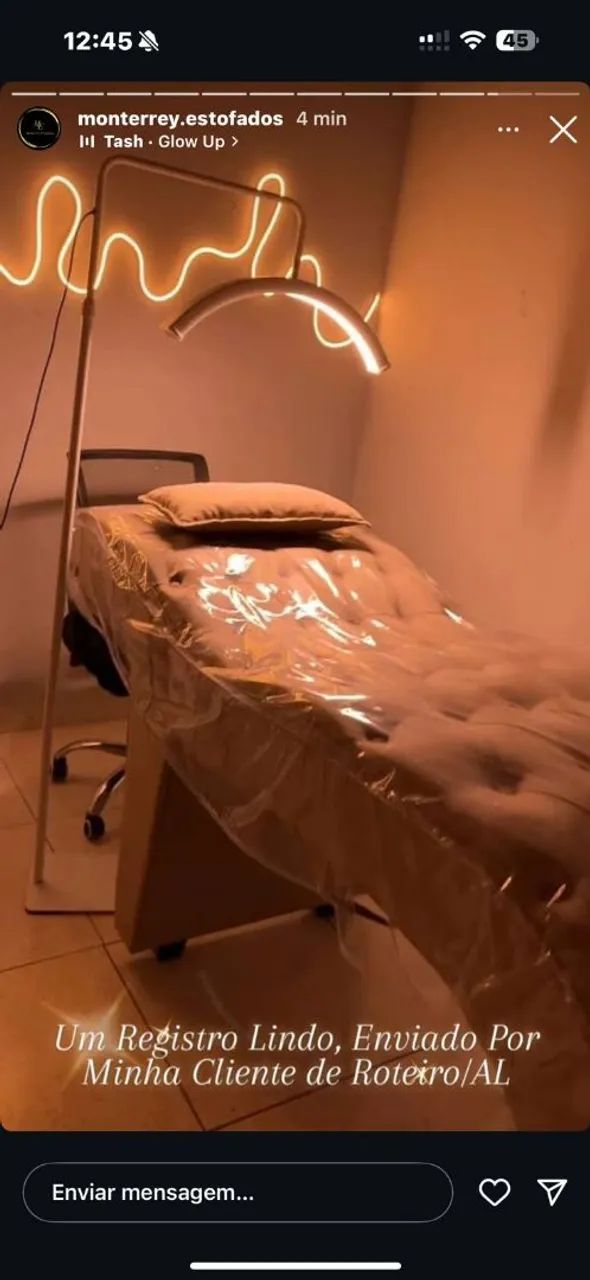 Macas de Estética com Tecido Veludo - Foto 4