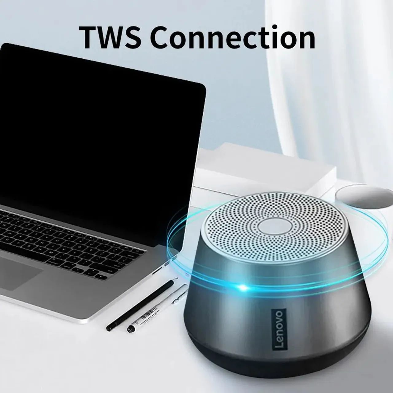 Caixa de Som Bluetooth Lenovo Thinkplus - Foto 2