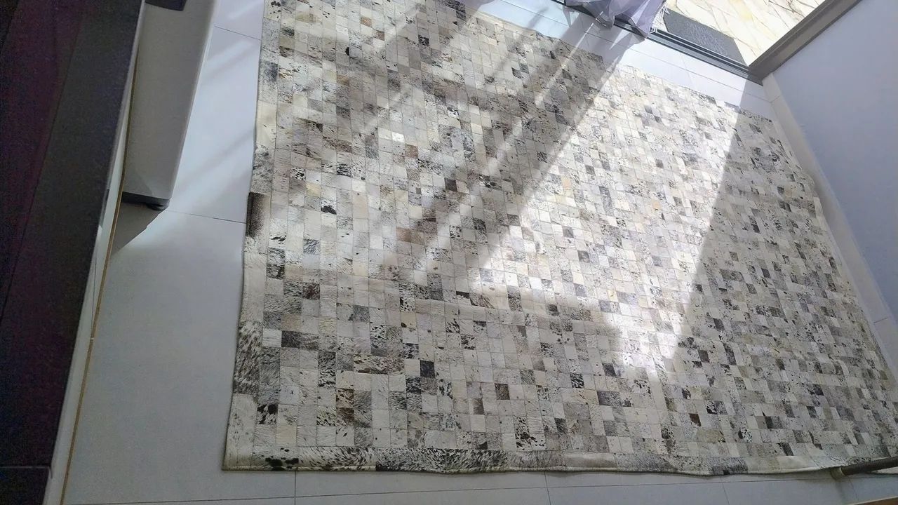 Tapete de Couro Patchwork 2,00 x 3,00