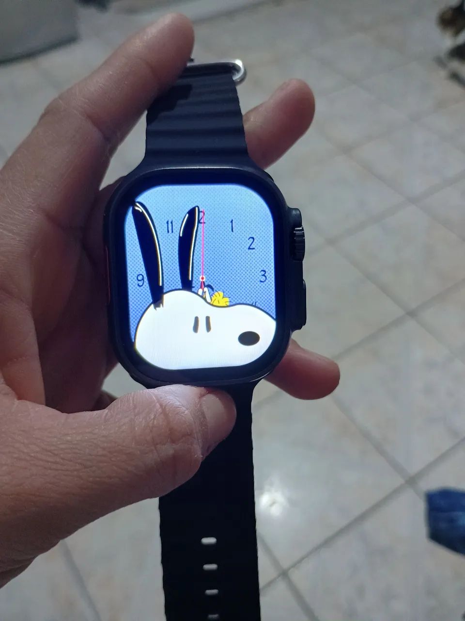 Smartwatch ultra original entrada para chip câmera wi-fi tem tudo  - Foto 3