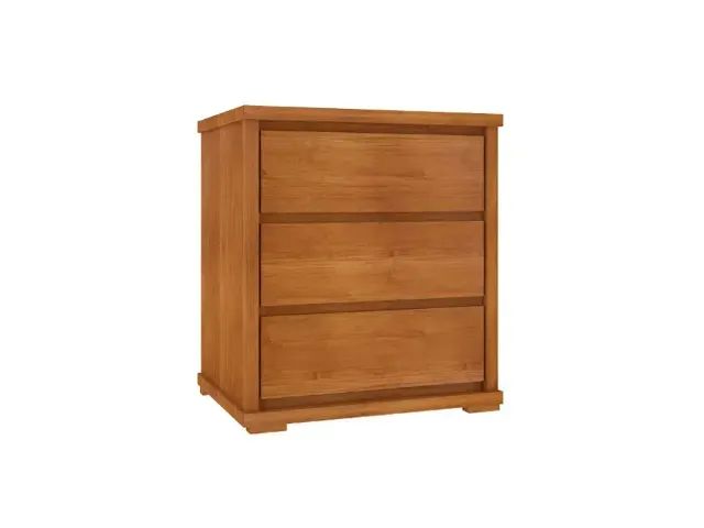 Criado Retrô com 3 Gavetas - Estrutura em MDP e MDF e Corrediças Telescópicas - Foto 3