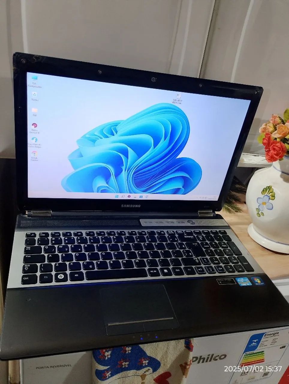 Notebook Samsung core i5 com placa de vídeo e SSD windows 11 tudo ok ...