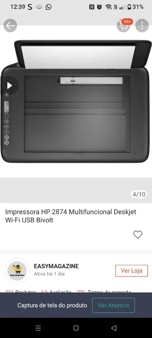 Vendo Impressora HP 
