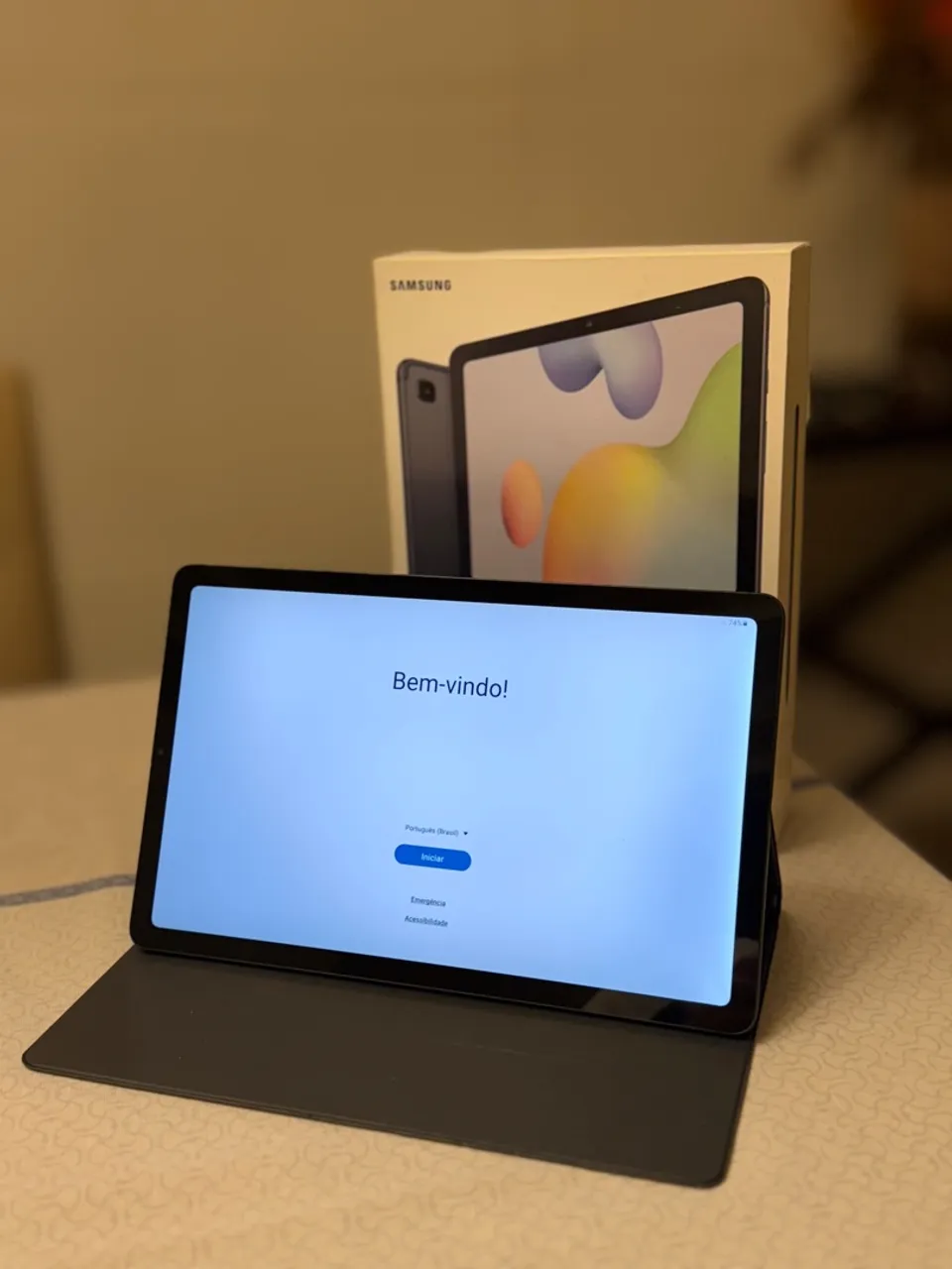 Tablet Samsung S6 Lite com S Pen