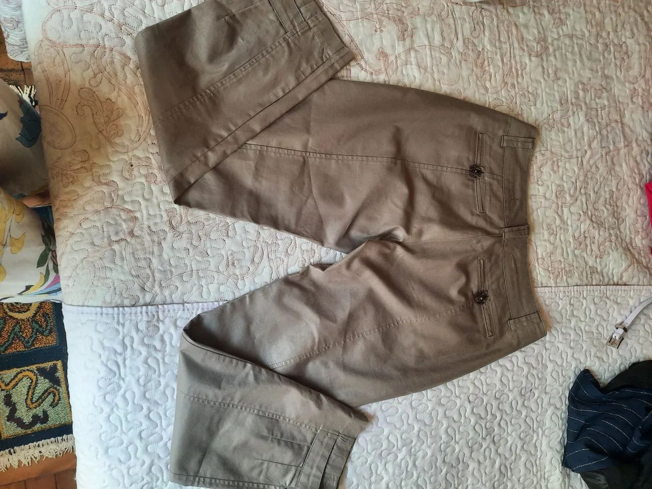 Calça social bege feminina - Foto 4