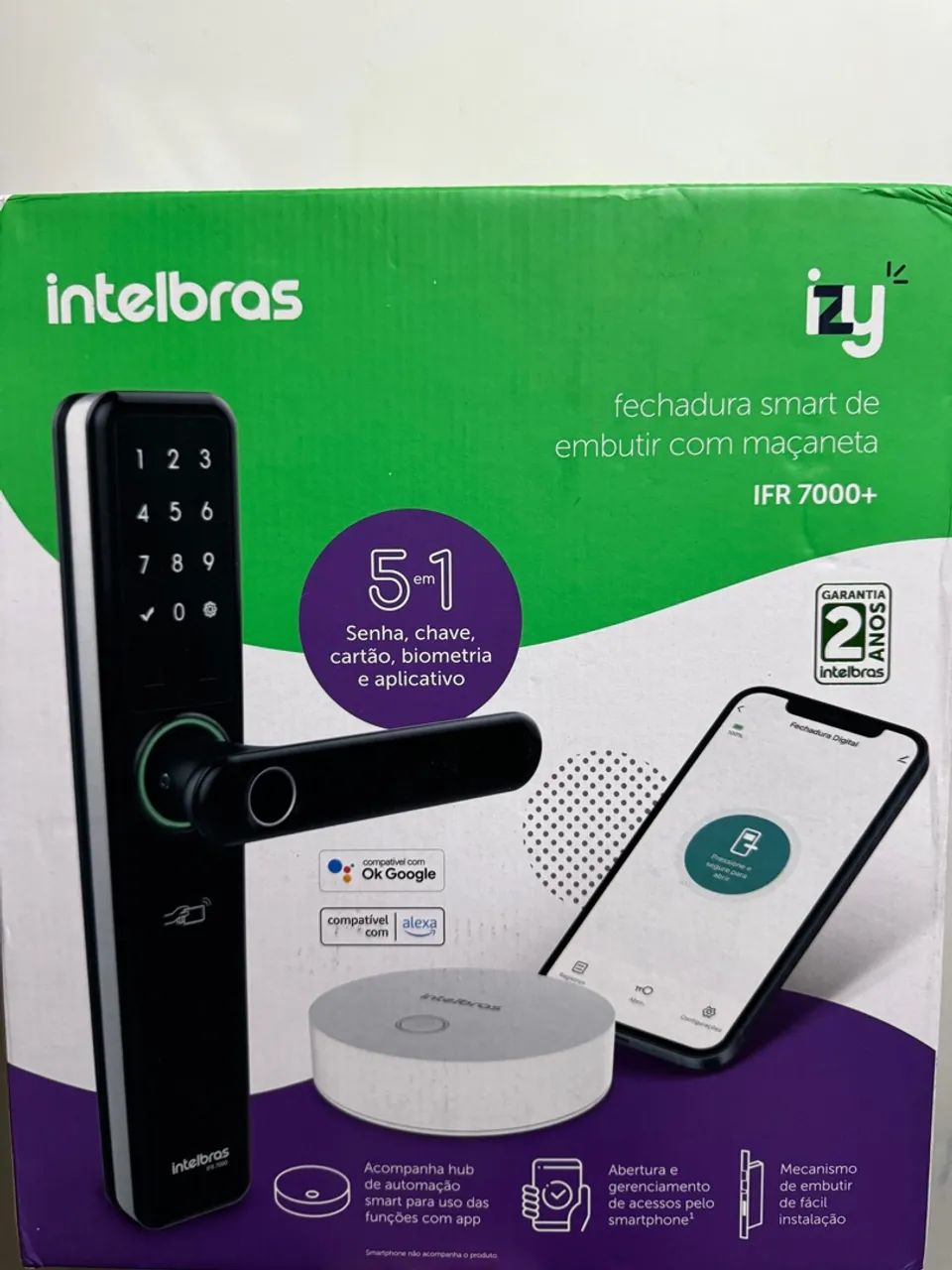 Fechadura Inteligente Intelbras izy IFR 7000+