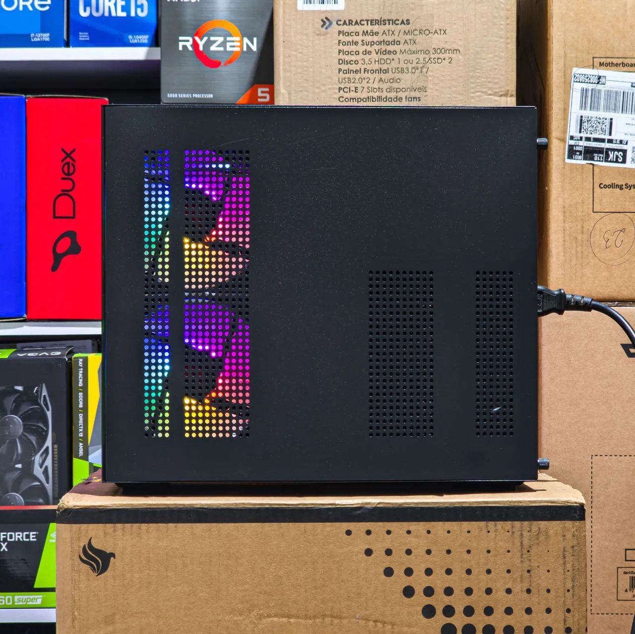 Pc gamer - Ryzen 5 5500 - 16gb ram - RX 6600 | Novo com 1 ano de garantia  - Foto 6