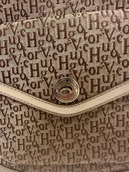Bolsa Victor Hugo Bege e Dourada - Foto 2