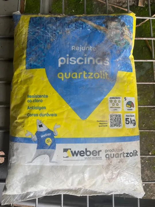 Rejunte para Piscinas Quartzolit Weber 5kg