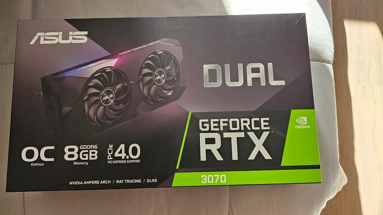 Placa de Vídeo ASUS GeForce RTX 3070 Dual OC 8GB GDDR6