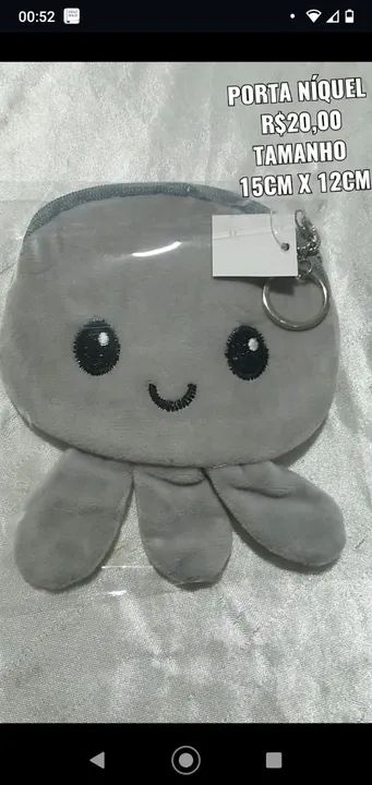 Porta Níquel - Bolsa de mão - Vermelha -  - Foto 2