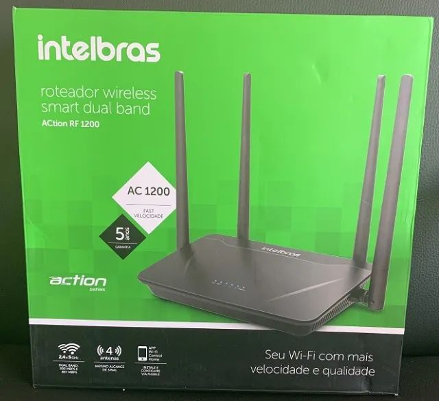 Roteador Intelbras Action RF 1200 Dual Band - Foto 3