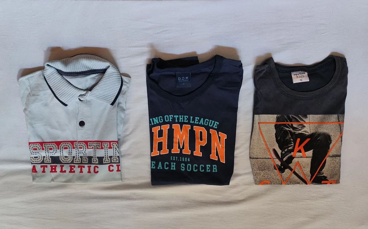 Roupas masculinas 12 e 14 - Foto 4