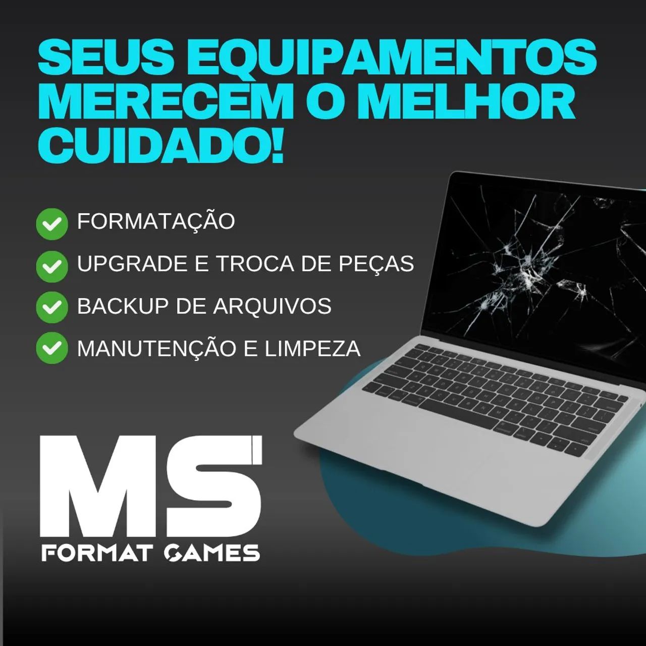 MS FORMAT GAMES - Formatação de PC - Foto 2