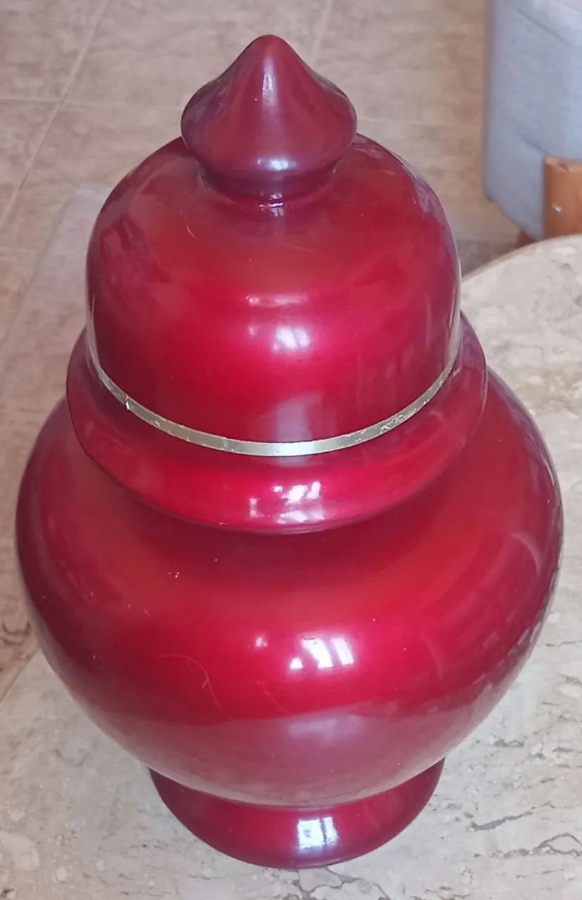 Potiche grande de ceramica - Foto 3