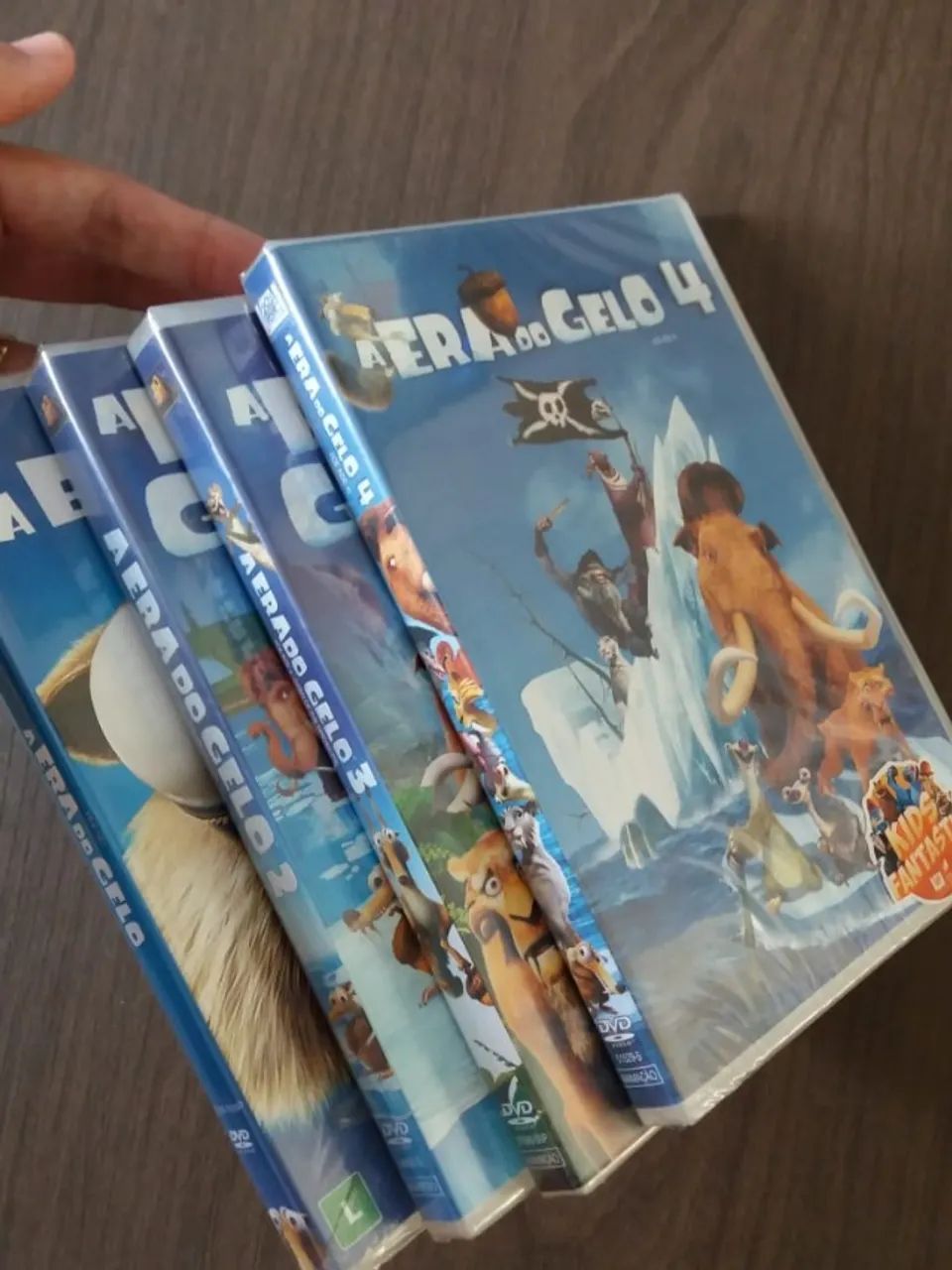 COLEÇÃO DVD'S A ERA DO GELO 1, 2, 3 E 4 - NOVOS LACRADOS - CDs