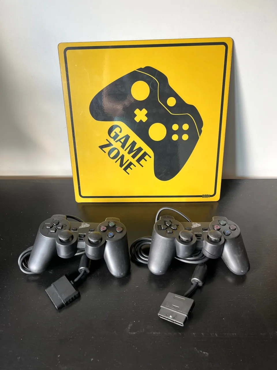 Kit 2 Controles para Ps2 Com Fio - Novo