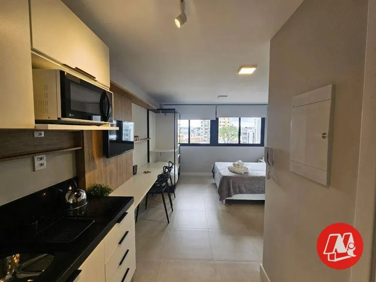 Studio Mobiliado para alugar com 25,53m², no GO Rio Branco