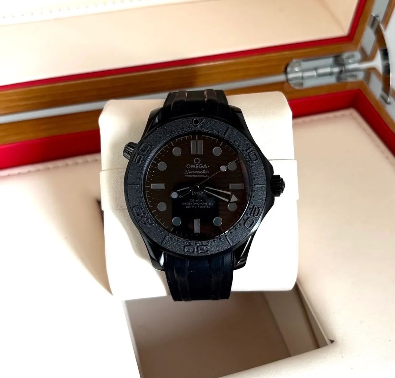 Relógio Omega Seamaster Black - Premium AAA+