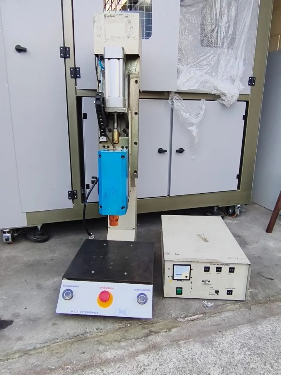 Máquina de Solda Por Ultrassom / Ultra-som/ Solda de Termoplásticos.