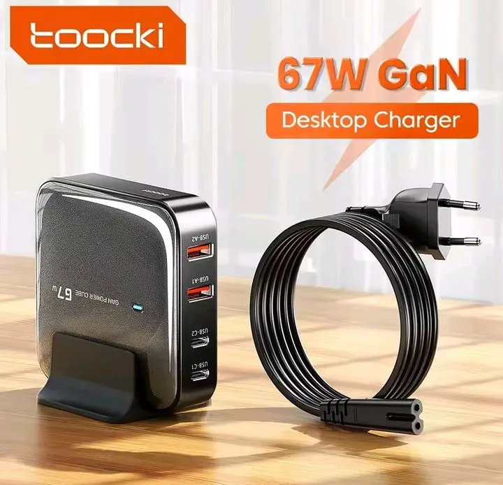 Carregador de Celular 67W GaN Desktop Toocki