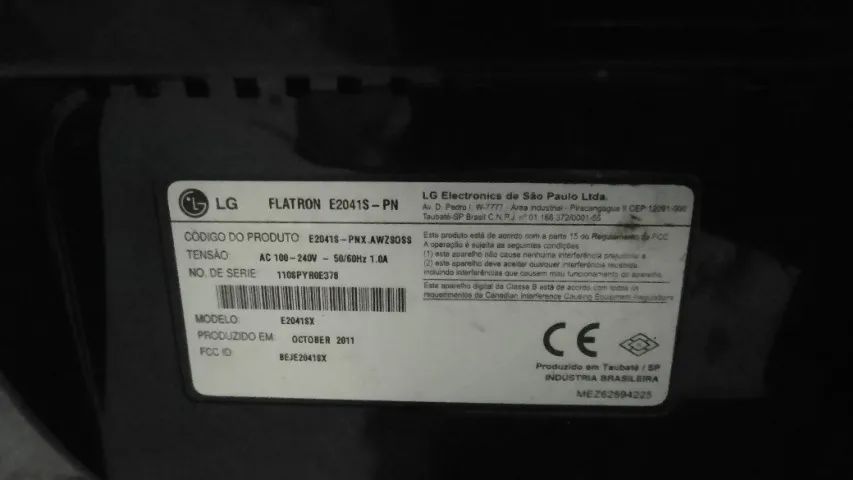 2 Monitores LG 20? e 19" FLATRON com defeito  - Foto 4
