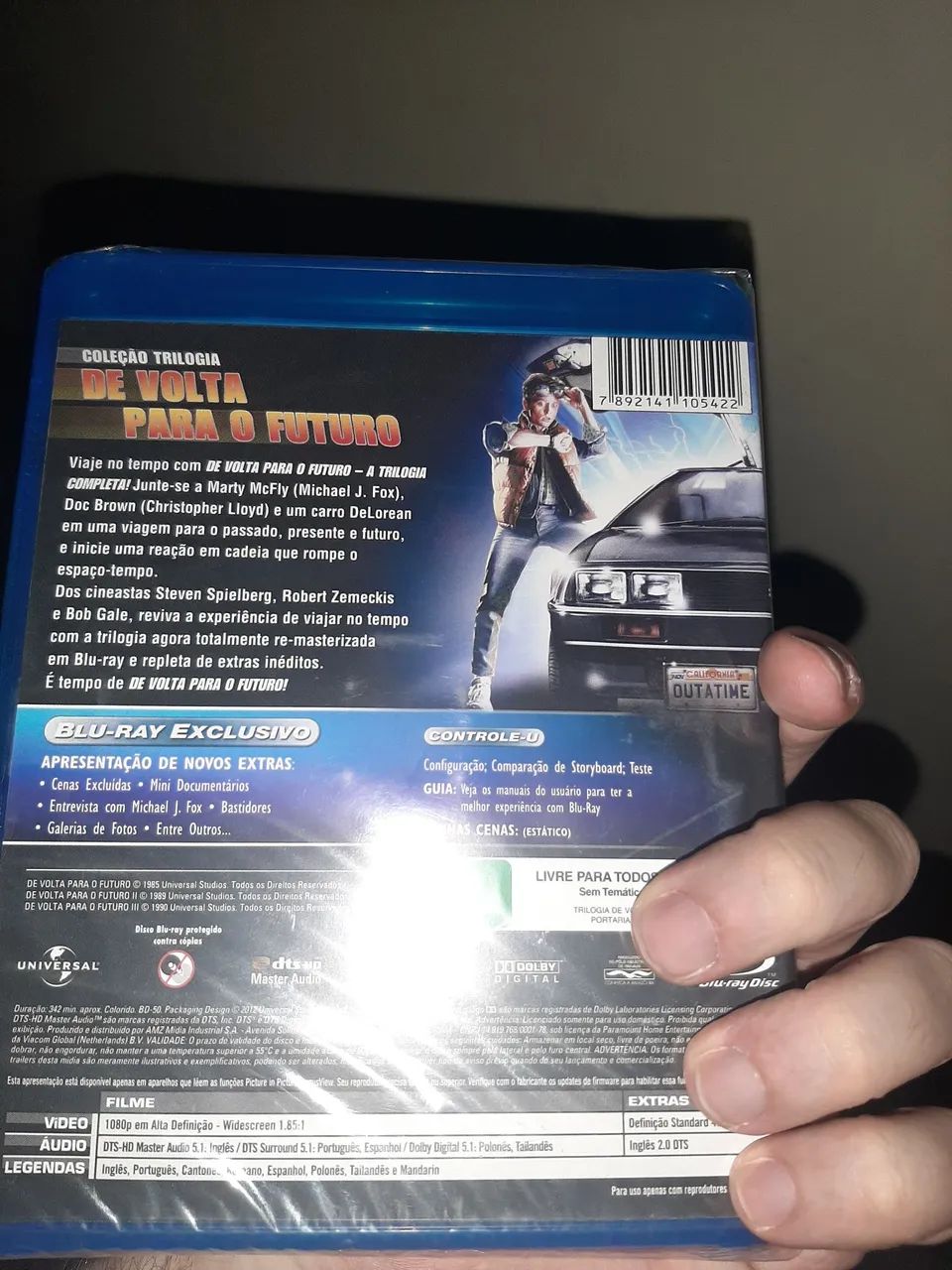De Volta Para o Futuro Trilogia Blu-Ray (lacrado) - Foto 2