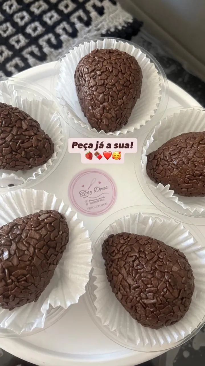 Morango do amor, de maracujá e coxinha de morango  - Foto 2