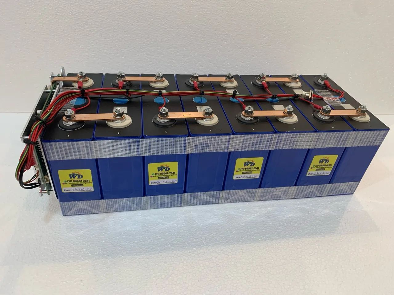 Bateria de lifepo4 24v 100Ah com bms - Foto 4